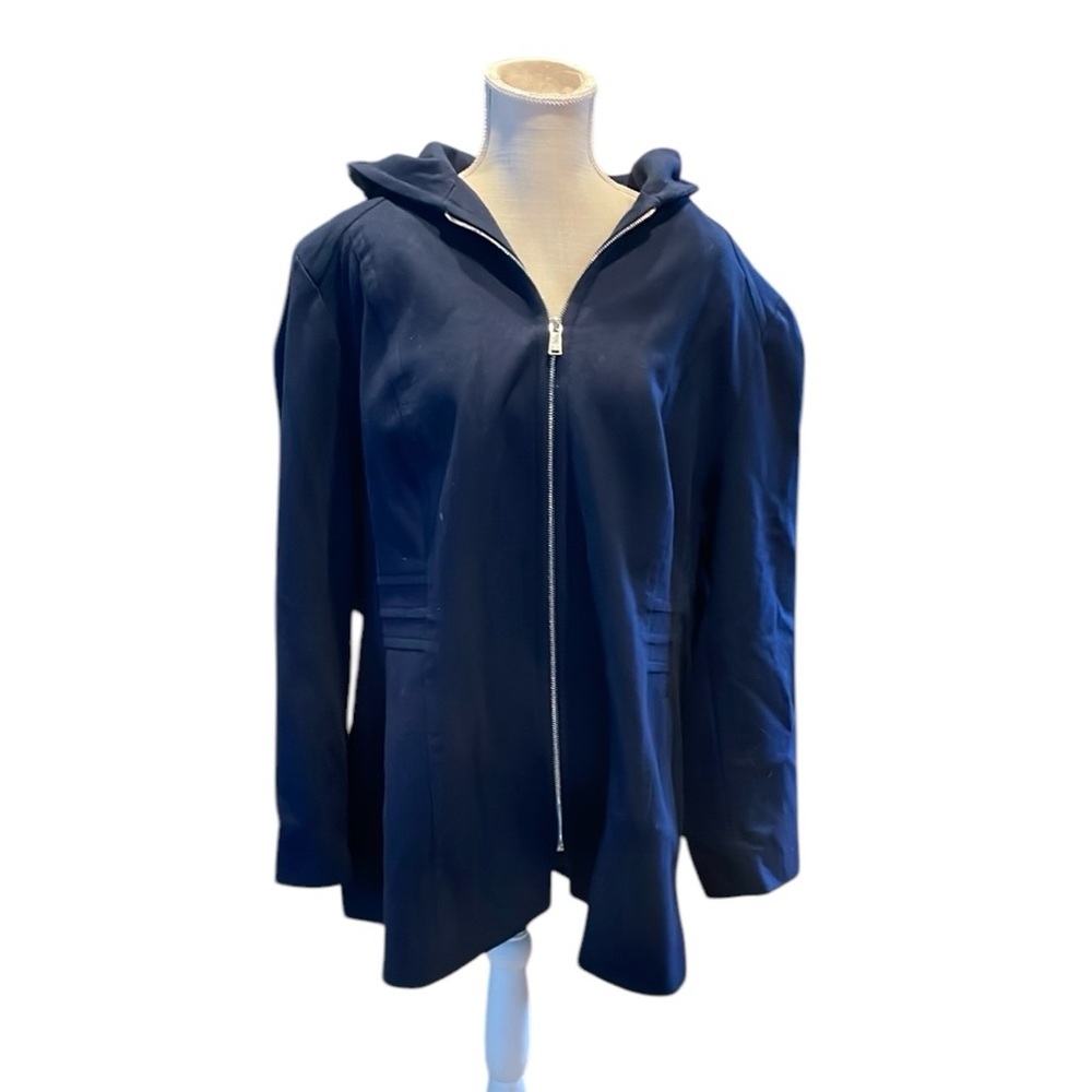 Avanti Wool Blend Zipper Hooded Coat